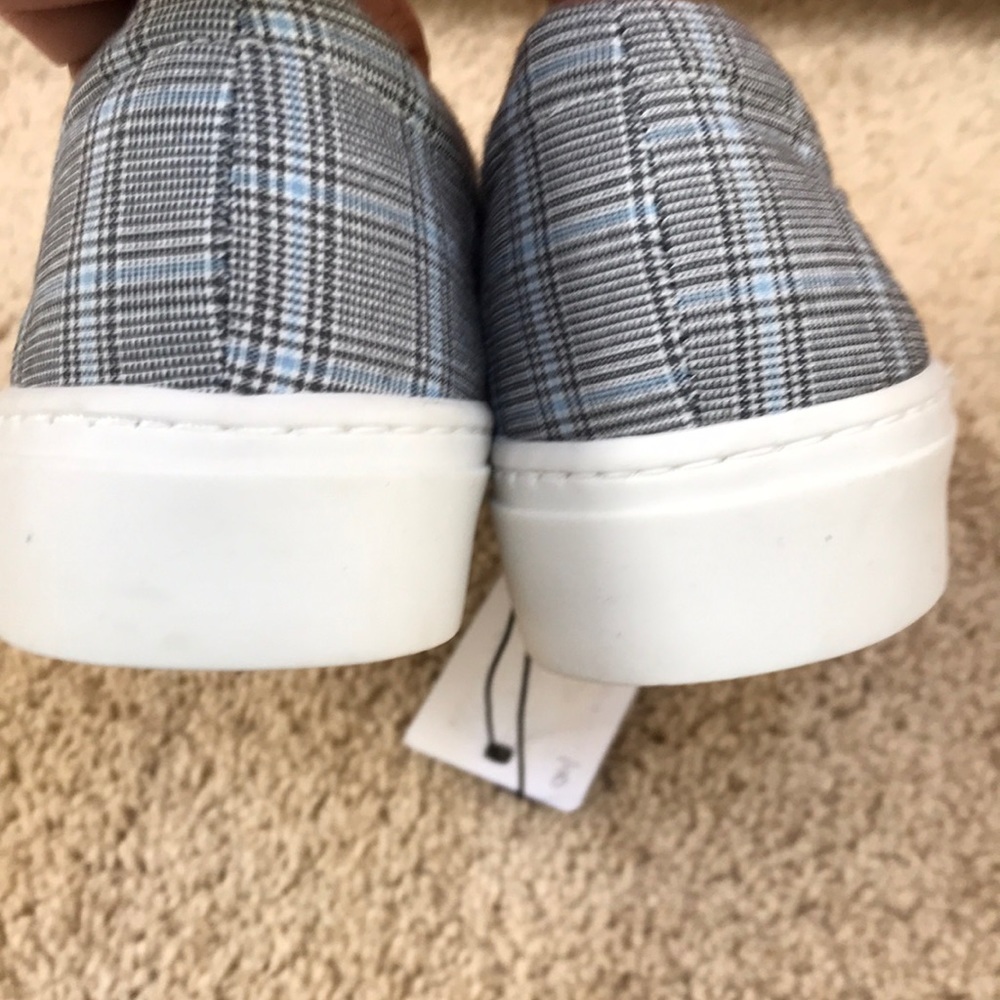 New! ZARA size 6 grey embellished loafers - Picture 5 of 8